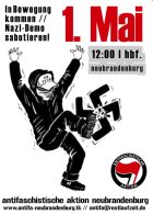 Plakat der Antifa Neubrandenburg