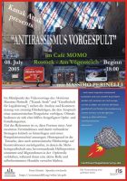 Plakat der Antira-Initiative Rostock